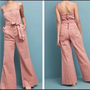 Anthropologie Pilcro and the Letterpress Desmond Jumpsuit size 6